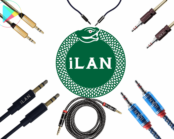 کابل AUX ایلان (ilan) – کیفیت انتقال صدای بالا و دوام عالی