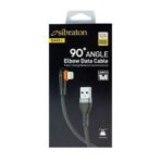 کابل شارژ آیفون USB به لایتنینگ سیبراتون مدل S445i سری ۹۰ درجه