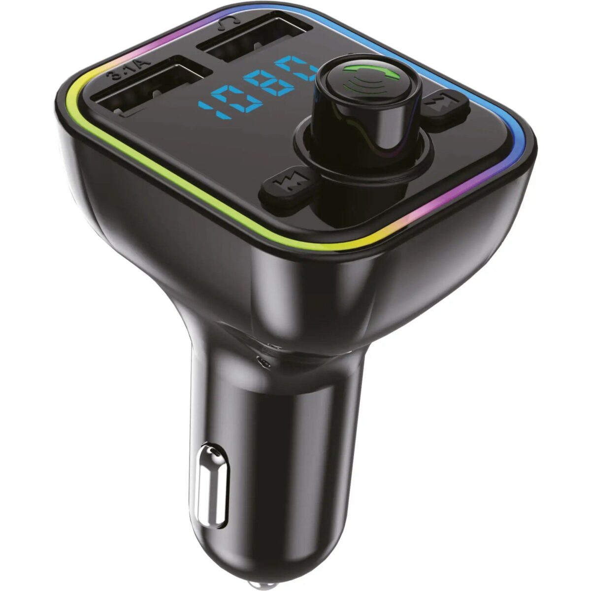 شارژر و موزیک پلیر بلوتوثی فندکی خودرو مدل un-m013 - Image 1