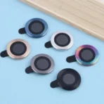 محافظ لنز دوربین رینگی شیشه ای اپل مدل iPhone 13 Pro و iPhone 13 Pro Max با فریم فلزی - Image 4